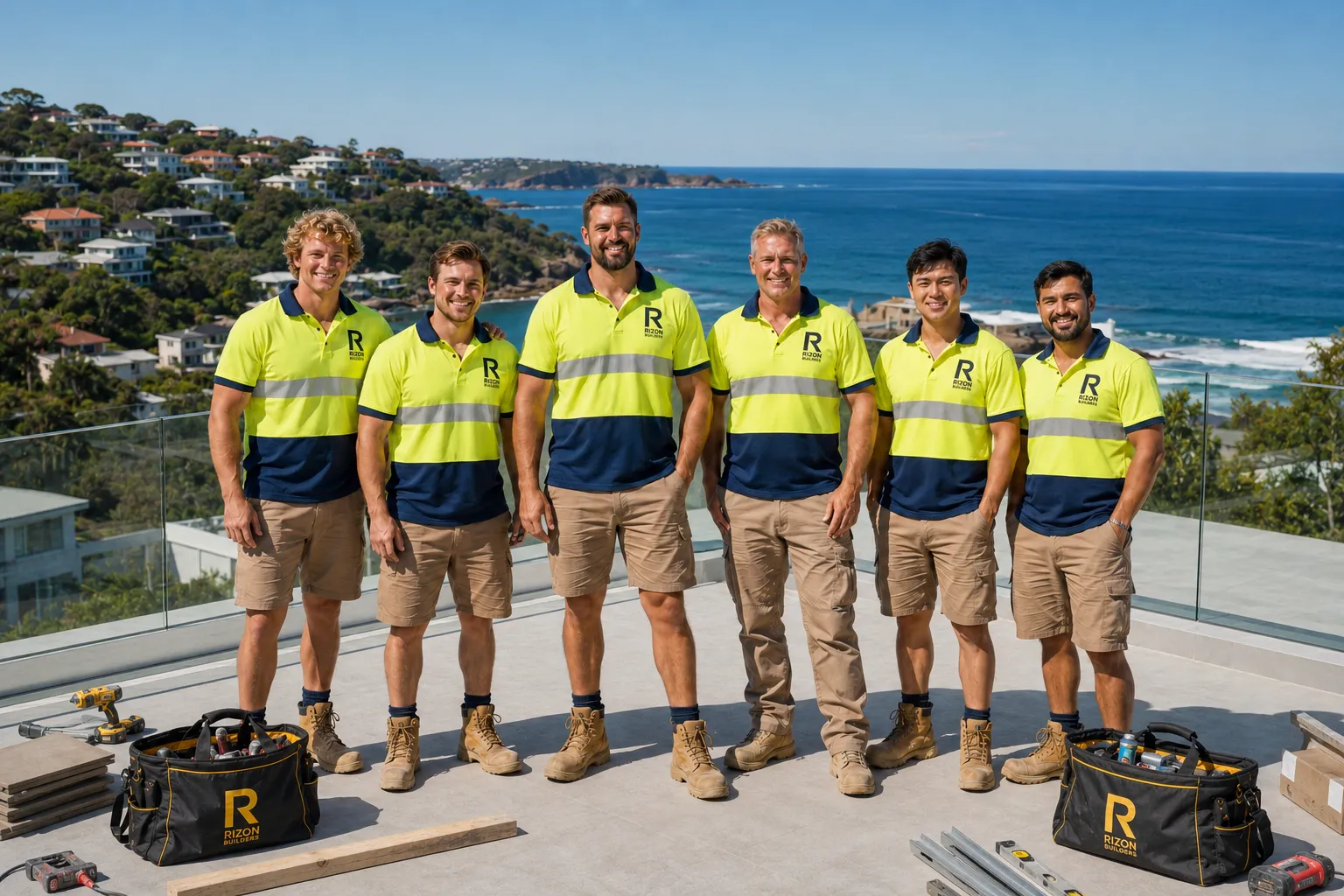 Rizon Builders team at work