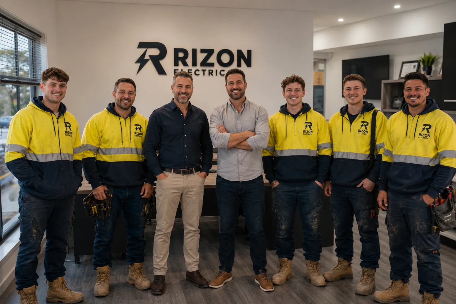 The Rizon Electrical team