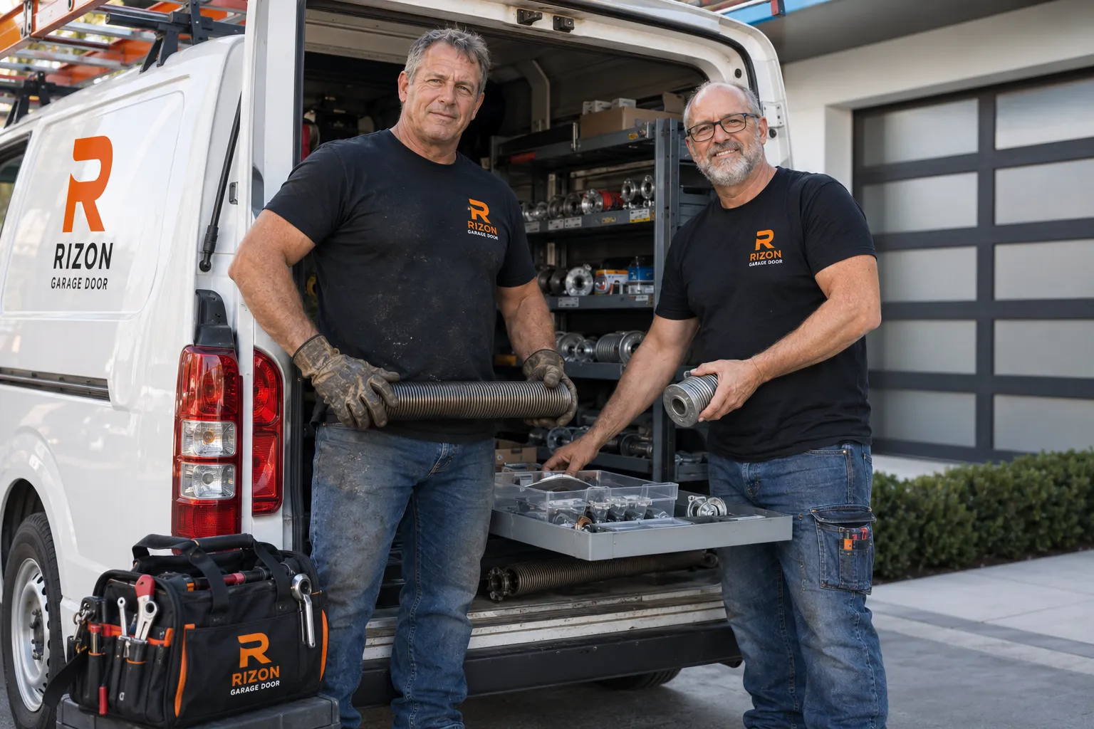 Rizon Garage Door team at work