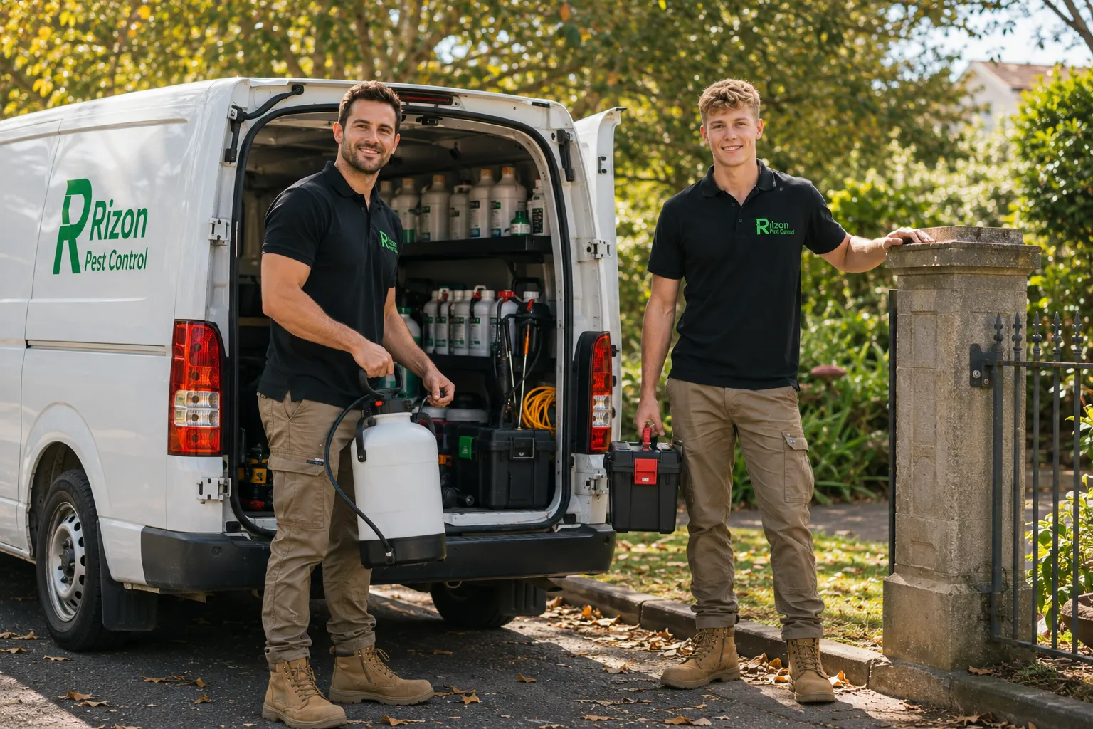Rizon Pest Control team at work