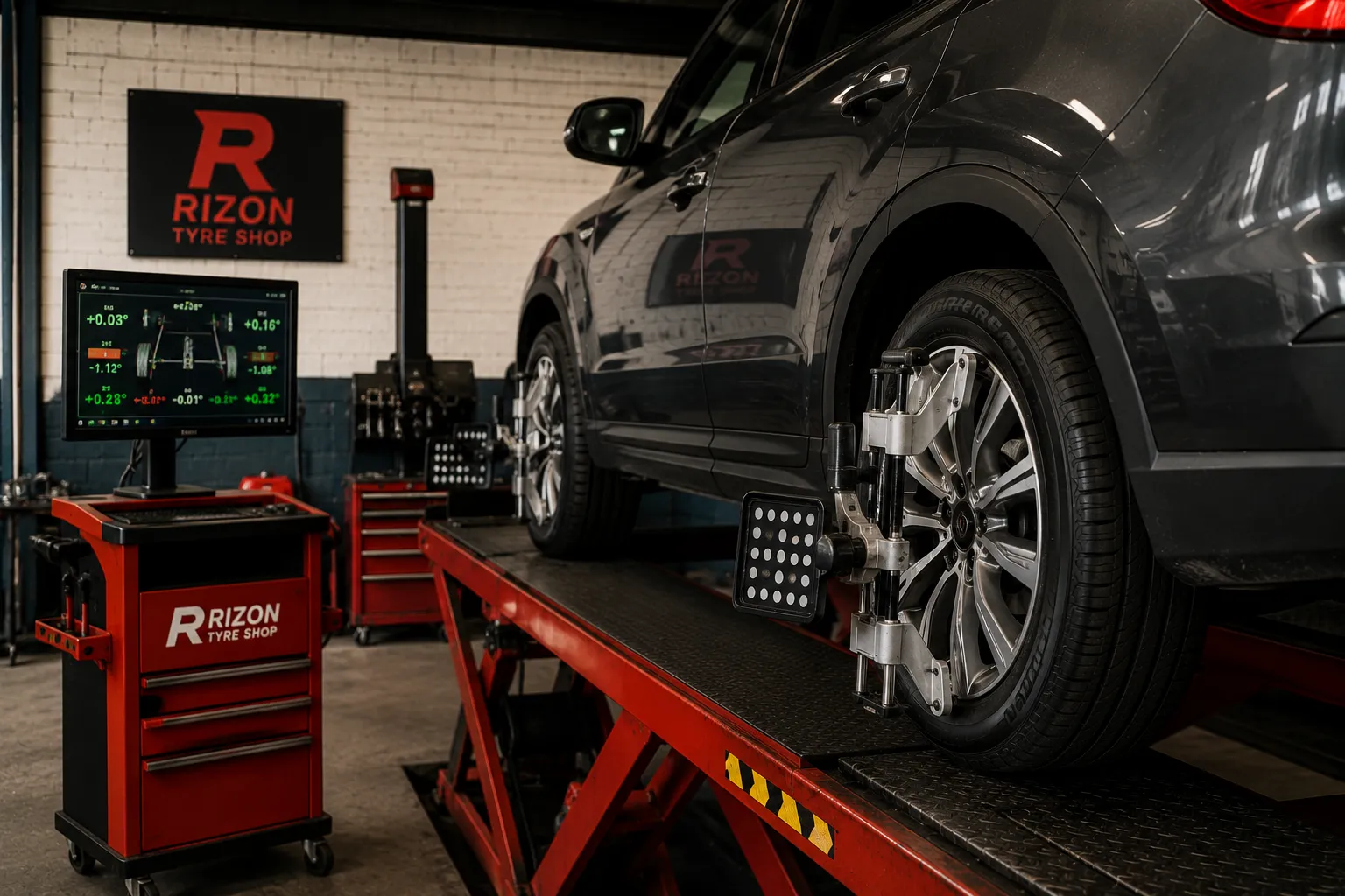 Recent tyre & mechanical work